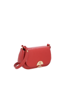BOLSA PEQUENA EM VERNIZ VERMELHO COM FECHO CALIANDRA