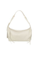 BOLSA GRANDE EM COURO ESTONADO OFF WHITE