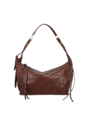 BOLSA GRANDE EM COURO ESTONADO MARROM CAFÉ