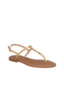 SANDÁLIA RASTEIRA TIRA ÚNICA LB METALIZADA OURO