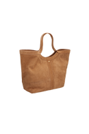 BOLSA GRANDE MINIMALISTA EM CAMURÇA CARAMELO