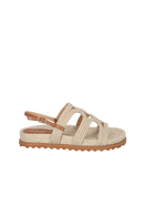 SANDÁLIA PAPETE TIRA DE RÁFIA BEGE AREIA