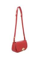 BOLSA PEQUENA EM VERNIZ VERMELHO COM FECHO CALIANDRA