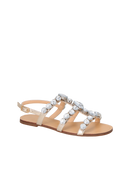 SANDÁLIA RASTEIRA DOURADA MAXI PEDRARIAS CRISTAL