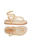 PAPETE METALIZADA OURO COM TIRAS FINAS