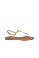 SANDÁLIA RASTEIRA TIRA ÚNICA LB METALIZADA OURO